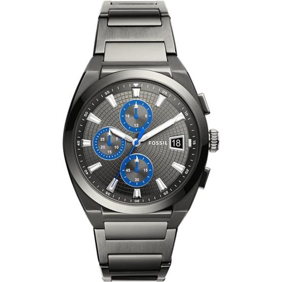 Fossil Men's Everett Stainless Steel Dress Quartz Chronograph Watch